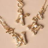 CHARM ALPHABET AND PEARL "X"(SMALL SIZE)