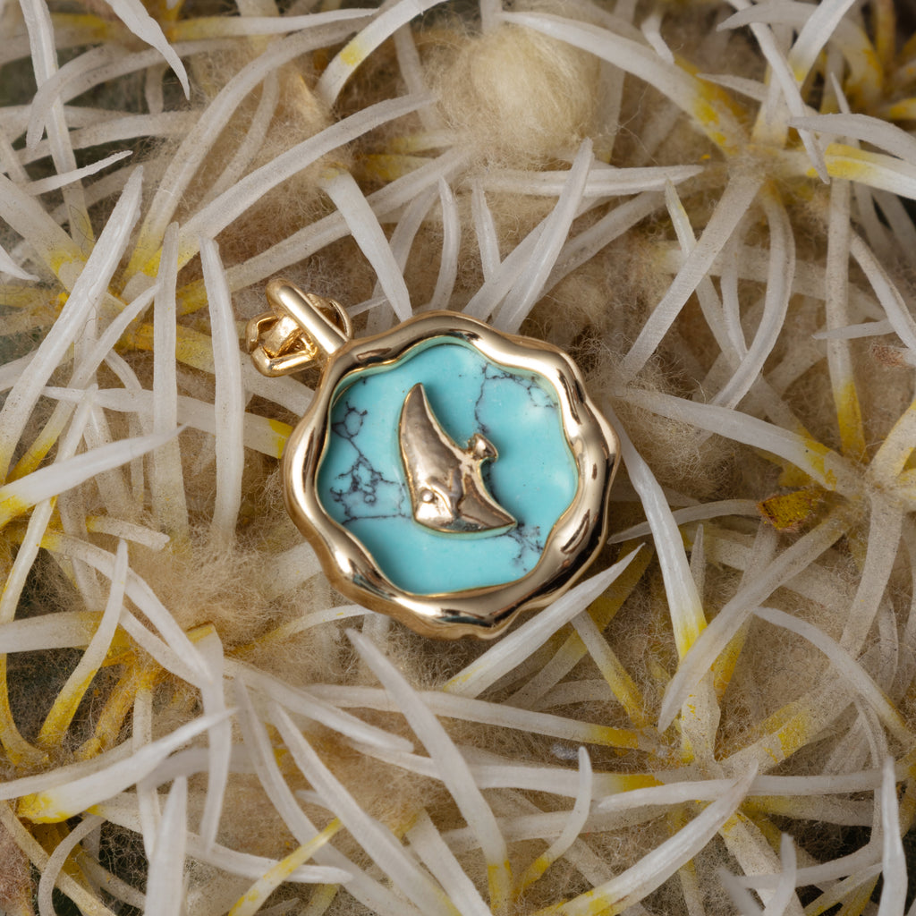 AMAZONITE LUNE EARRINGS