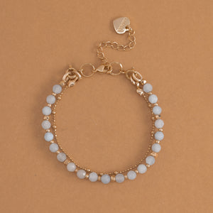 AQUAMARINE - LUCKY CHARM Bracelet