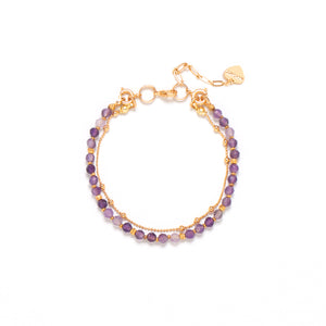 AMETHYST - LUCKY CHARM Bracelet