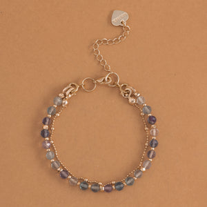 FLUORITE - LUCKY CHARM Bracelet