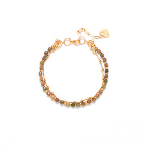 UNAKITE - LUCKY CHARM Bracelet