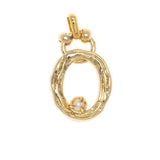 CHARM ALPHABET AND PEARL "O"(SMALL SIZE)