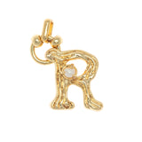 CHARM ALPHABET AND PEARL "R"(SMALL SIZE)