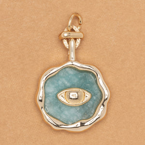 CHARM AMAZONITE LUNE