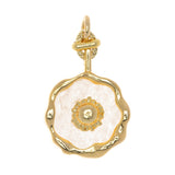 CHARM ROSE QUARTZ LUNE