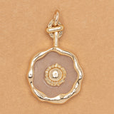 CHARM ROSE QUARTZ LUNE