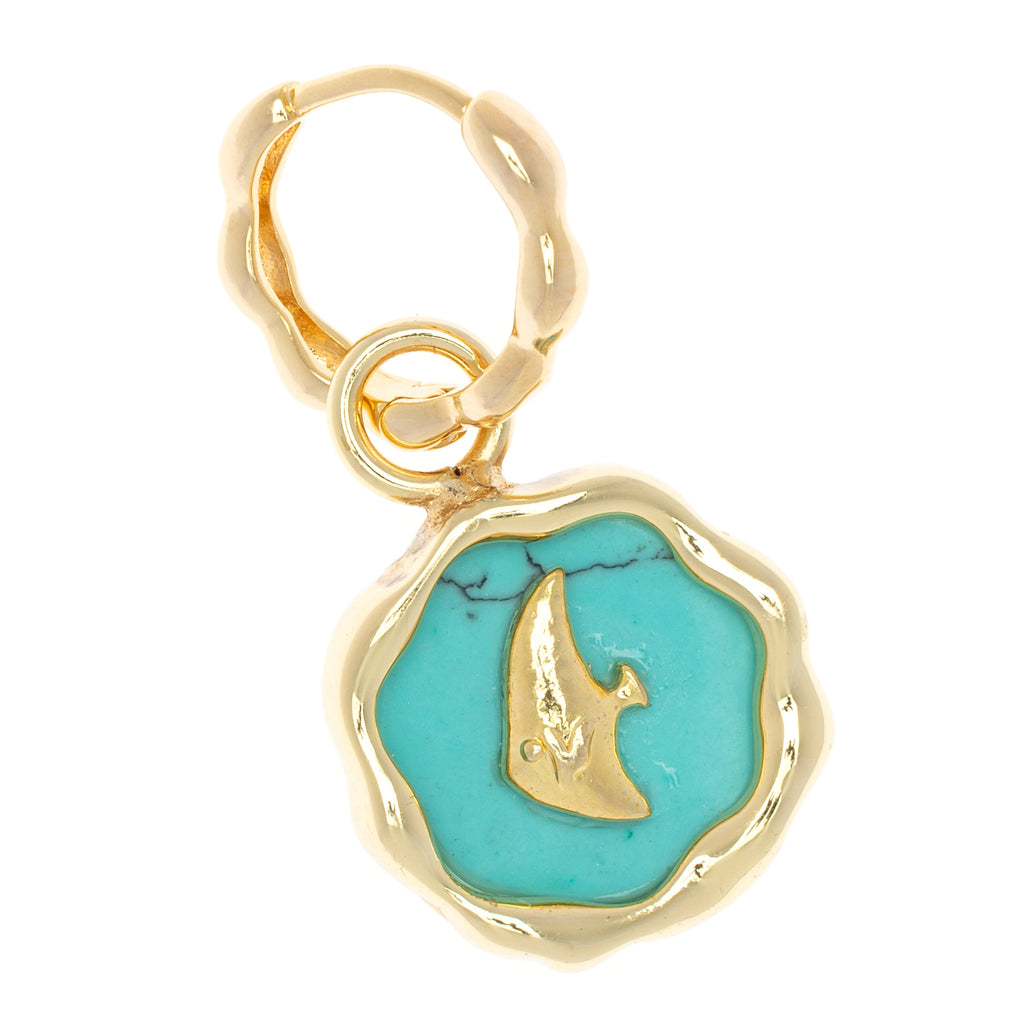 TURQUOISE LUNE EARRINGS