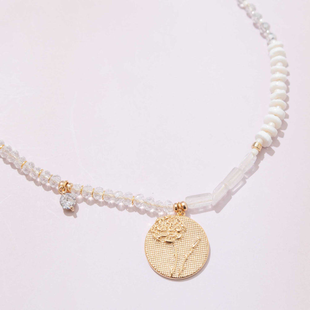 BEADED PENDANT NECKLACE