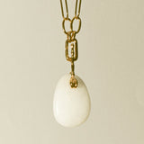 MOONSTONE GOLD LINK NECKLACE