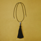 NOIR ÉCLIPSE TASSEL NECKLACE (PRE-ORDER TAKES 30 DAYS)