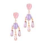 Amethyst Crystal Earrings (Cindy Selected)