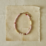 HOT PINK CARNELIAN NECKLACE