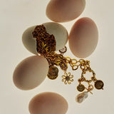 WHITE PEARL CHARM NECKLACE