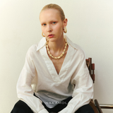 MARBLE PEBBLE STATEMENT NECKLACE (PRE-ORDER TAKES 15 DAYS)