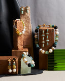 MIXED STONE STRETCHY NECKLACE