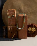 GREEN DROP EARRINGS