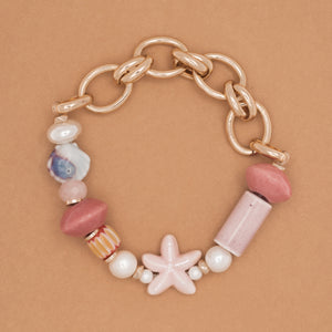 ORANGE MIX SUMMER STRETCHY BRACELET