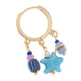 SEA BLUE CHARM EARRINGS