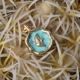 AMAZONITE LUNE EARRINGS