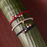RED SIAM HARMONY ADJUSTABLE KNOT BRACELET (PRE ORDER 30 DAY)