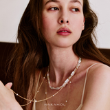 SOLÉNE LAYERED PEARL NECKLACE