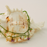 GREEN BEAD BLOOM LAYER NECKLACE (PRE-ORDER TAKES 15 DAYS)