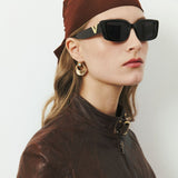 TEXTURED GOLD BROWN EARRINGS