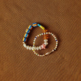 MIX STONE CHUNKY STRETCH BRACELET