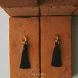 NOIR ÉCLIPSE TASSEL EARRINGS (PRE-ORDER TAKES 30 DAYS)