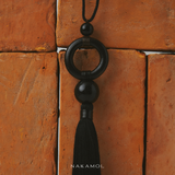 MIDNIGHT BLACK TASSEL NECKLACE (PRE-ORDER TAKES 30 DAYS)