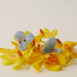 BLUE BLOOM EARRINGS (PRE-ORDER TAKES 15 DAYS)