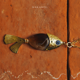 GOLDEN TIDE BROWN AGATE FISH NECKLACE