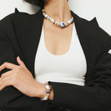 MONTANA WHITE PEARL MIX STRETCH BRACELET