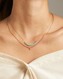 Amazonite - POWER STONE DOUBLE-LAYERED NECKLACE