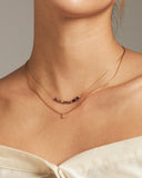Tourmaline - POWER STONE DOUBLE-LAYERED NECKLACE