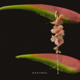 PEACH BLOOM STATEMENT EARRINGS (PRE-ORDER TAKES 15 DAYS)