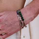Malachite Driftnet Bracelet