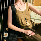OCEANIC WHISPER TASSEL NECKLACE (PRE-ORDER TAKES 30 DAYS)