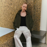 CREAMY MARBLE STUDS DROP EARRINGS (PRE-ORDER TAKES 15 DAYS)