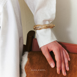 IVORY WAVE CUFF BRACELET (PRE-ORDER TAKES 15 DAYS)