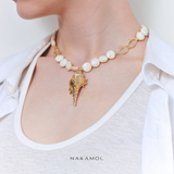 PURE WHITE ARCH NECKLACE (PRE-ORDER TAKES 15 DAYS)