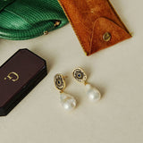 BOHEMIAN BAROQUE PEARL EARRINGS