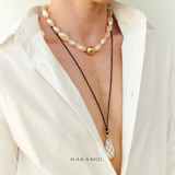 DRIFTWOOD SHELL PENDANT NECKLACE (PRE-ORDER TAKES 15 DAYS)