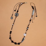 SIENA REAL PEARL AND LABRADORITE WAISTBAND