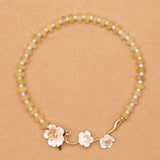 YELLOW JADE BLOOM BRACELET (PRE-ORDER TAKES 15 DAYS)