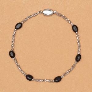 Black Agate Coastal Breeze Bracelet