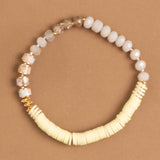 PEACHY HUES STRETCHY BRACELET