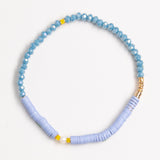 CERULEAN MIX STRETCHY BRACELET