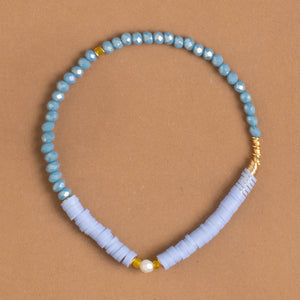 CERULEAN MIX STRETCHY BRACELET
